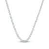 Thumbnail Image 1 of Men's Diamond Mariner Link Necklace 3/4 ct tw Sterling Silver 22"