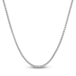 Wheat Chain Necklace 3mm Stainless Steel 30"