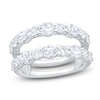 Thumbnail Image 1 of Oval & Round-Cut Lab-Grown Diamond Enhancer Ring 2 ct tw 14K White Gold
