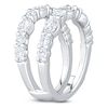 Thumbnail Image 2 of Oval & Round-Cut Lab-Grown Diamond Enhancer Ring 2 ct tw 14K White Gold