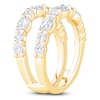 Thumbnail Image 2 of Oval & Round-Cut Lab-Grown Diamond Enhancer Ring 2 ct tw 14K Yellow Gold
