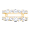 Thumbnail Image 3 of Oval & Round-Cut Lab-Grown Diamond Enhancer Ring 2 ct tw 14K Yellow Gold