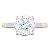 Thumbnail Image 3 of Round-Cut Lab-Grown Diamond Engagement Ring 3-1/3 ct tw 14K Rose Gold