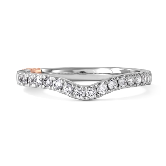 Pnina Tornai Diamond Contour Wedding Band 1/3 ct tw Round 14K White Gold