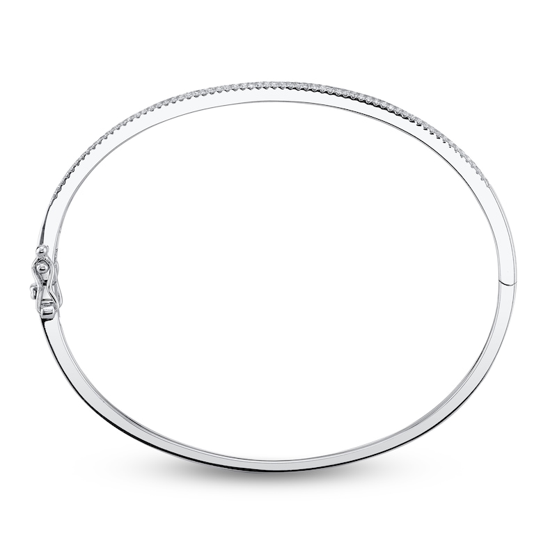 Main Image 3 of Shy Creation Diamond Bangle Bracelet 1/2 ct tw 14K White Gold SC55002255ZM
