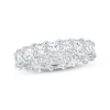 Thumbnail Image 1 of Princess-Cut Lab-Grown Diamond Eternity Band 4-7/8 to 6-1/3 ct tw Platinum