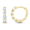 Thumbnail Image 1 of Shy Creation Diamond Huggie Hoop Earrings 7/8 ct tw 14K Yellow Gold SC55023230V2