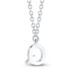 Thumbnail Image 3 of Shy Creation Diamond Accent Initial "Q" Necklace 14K White Gold 18" SC55007903-Q