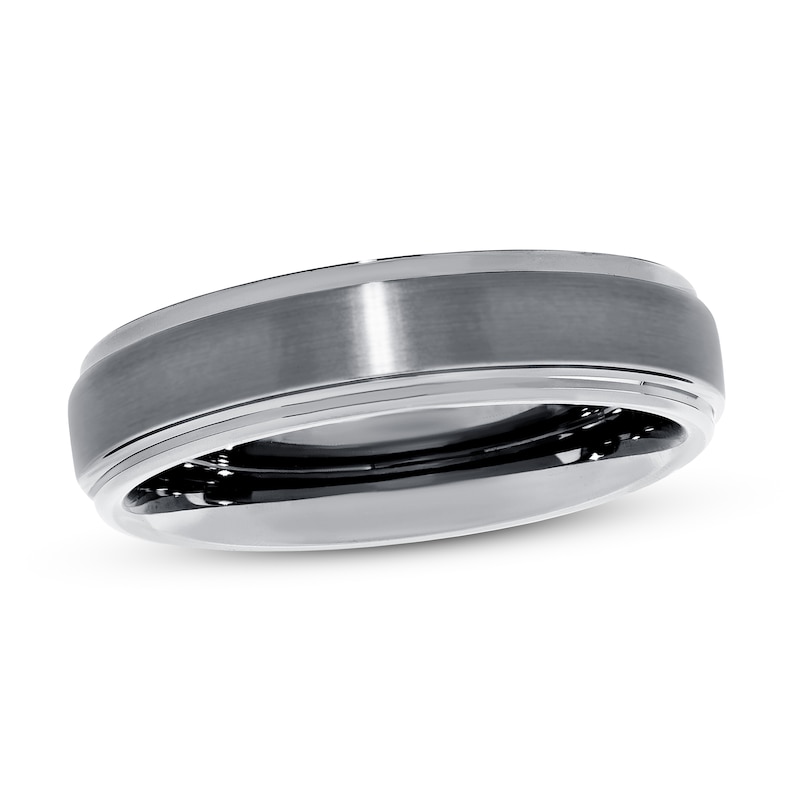 Main Image 1 of Wedding Band Tungsten Carbide 6mm