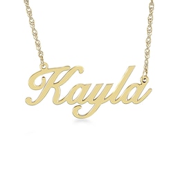 High Polish Name Necklace