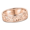 Thumbnail Image 1 of Kirk Kara Men's Engraved Wedding Band 18K Rose Gold