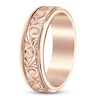 Thumbnail Image 2 of Kirk Kara Men's Engraved Wedding Band 18K Rose Gold