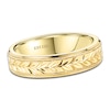 Thumbnail Image 1 of Kirk Kara Men's Floral Wedding Band 18K Yellow Gold