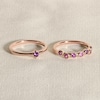 Thumbnail Image 4 of Juliette Maison Natural Rhodolite Garnet & Natural Garnet Ring 10K Yellow Gold