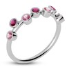 Thumbnail Image 2 of Juliette Maison Natural Rhodolite Garnet & Natural Pink Tourmaline Ring 10K White Gold