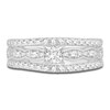 Thumbnail Image 3 of Diamond Bridal Set 1 ct tw Princess/Round 14K White Gold