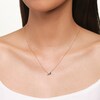 Thumbnail Image 3 of Juliette Maison Natural Aquamarine, Blue Zircon, Blue Sapphire Constellation Necklace 10K Rose Gold 18"