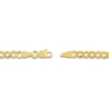 Thumbnail Image 4 of Solid Curb & Paperclip Chain Bracelet Set 14K Yellow Gold 8"