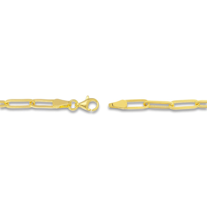 Main Image 7 of Solid Curb & Paperclip Chain Bracelet Set 14K Yellow Gold 8"