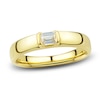 Thumbnail Image 1 of Men's Diamond Wedding Band 1/3 ct tw Emerald 14K Yellow Gold