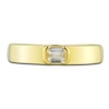 Thumbnail Image 3 of Men's Diamond Wedding Band 1/3 ct tw Emerald 14K Yellow Gold