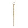 Thumbnail Image 2 of Cross Pendant Necklace 14K Yellow Gold 18"
