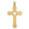 Thumbnail Image 3 of Cross Pendant Necklace 14K Yellow Gold 18"