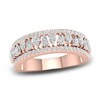 Thumbnail Image 1 of Diamond Anniversary Band 1 ct tw Pear/Round 14K Rose Gold