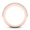 Thumbnail Image 4 of Diamond Anniversary Band 1 ct tw Pear/Round 14K Rose Gold