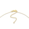 Thumbnail Image 3 of Diamond Thunderbolt Necklace 1/8 ct tw Round 14K Yellow Gold 18"
