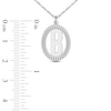 Thumbnail Image 2 of Initial Pendant Necklace Yellow Gold-Plated Sterling Silver 18"