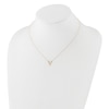 Thumbnail Image 3 of High-Polish V Necklace 14K Yellow Gold 17"