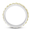 Thumbnail Image 3 of Y-Knot Women's Wedding Band 14K Two-Tone Gold 4.5mm