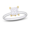 Thumbnail Image 1 of Y-Knot Diamond Solitaire Ring 1 ct tw Princess 14K White Gold (I/I1)