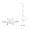 Thumbnail Image 4 of Y-Knot Diamond Solitaire Ring 1 ct tw Princess 14K White Gold (I/I1)