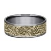 Thumbnail Image 3 of Men's Lion's Mane Wedding Band Tantalum/14K Yellow Gold 7.5mm