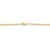 Thumbnail Image 2 of Solid Diamond-Cut Bead Necklace 14K Yellow Gold 18" 2mm