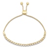 Thumbnail Image 1 of Lab-Grown Diamond Line Bolo Bracelet 1 ct tw 14K Yellow Gold