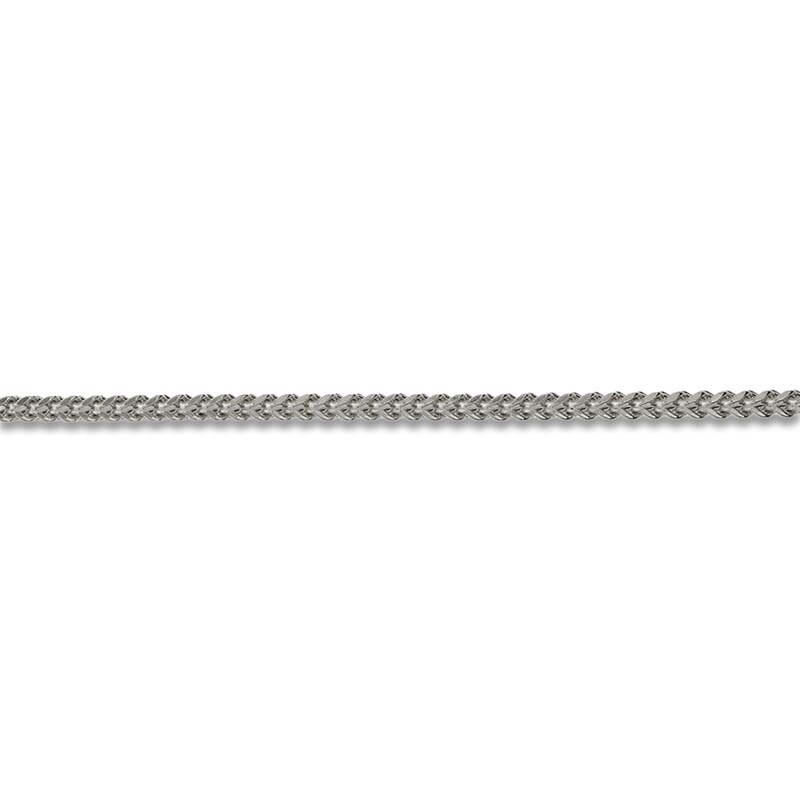 Main Image 2 of Semi-Solid Franco Chain Necklace 14K White Gold 22" 2.4mm