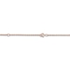 Thumbnail Image 3 of High-Polish Initial Necklace Diamond Accents 14K Rose Gold 18"
