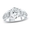 Thumbnail Image 0 of Diamond Engagement Ring 2-3/4 ct tw Oval/Round Platinum