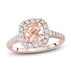 Thumbnail Image 1 of Diamond Engagement Ring Setting 1/2 ct tw Round 14K Rose Gold