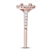 Thumbnail Image 3 of Diamond Engagement Ring Setting 1/2 ct tw Round 14K Rose Gold