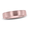 Thumbnail Image 1 of Dome Wire Brush Wedding Band 14K Rose Gold 5mm