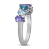 Thumbnail Image 2 of Le Vian Mare Azzurro Natural Multi-Gemstone Ring 1/8 ct tw 14K Vanilla Gold