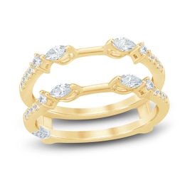 Pnina Tornai Marquise & Round-Cut Diamond Enhancer Band 1/2 ct tw 14K Yellow Gold