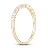 Thumbnail Image 2 of Diamond X Bezel Anniversary Band 1/4 ct tw 14K Yellow Gold