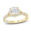Thumbnail Image 1 of Pnina Tornai Radiant-Cut Diamond Halo Engagement Ring 1-1/4 ct tw 14K Yellow Gold
