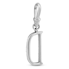 Thumbnail Image 2 of Charm'd by Lulu Frost Diamond Letter D Charm 1/10 ct tw Pavé Round 10K White Gold