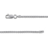 Thumbnail Image 2 of Solid Adjustable Wheat Chain Chain Necklace 1.6mm Sterling Silver 24"